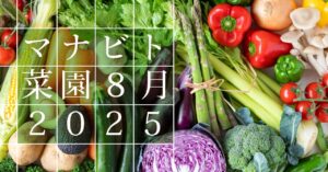マナビト菜園2025.8月